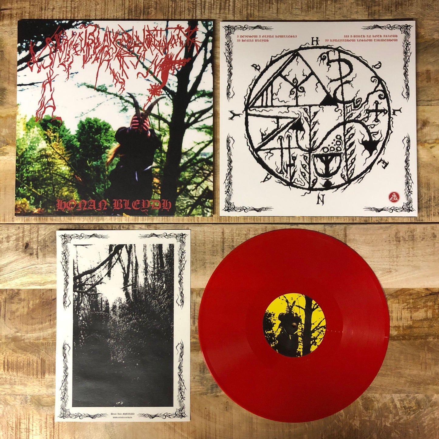 Ynkleudherhenavogyon (UK) "Honan Bleydh" - RED 12" LP *New in Stock*