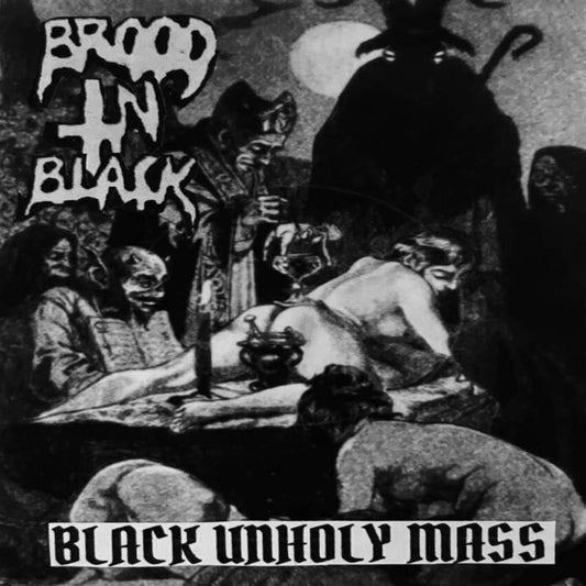 Brood In Black (US) "Black Unholy Mass" - 12"LP *New in stock*