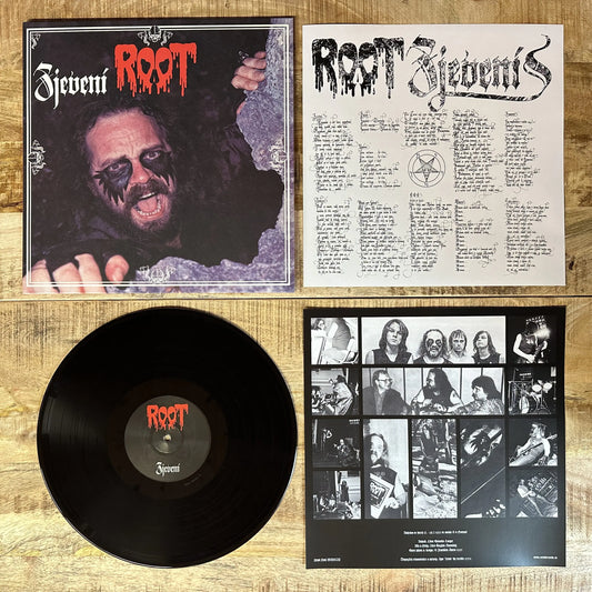 Black vinyl LP with insert by Root