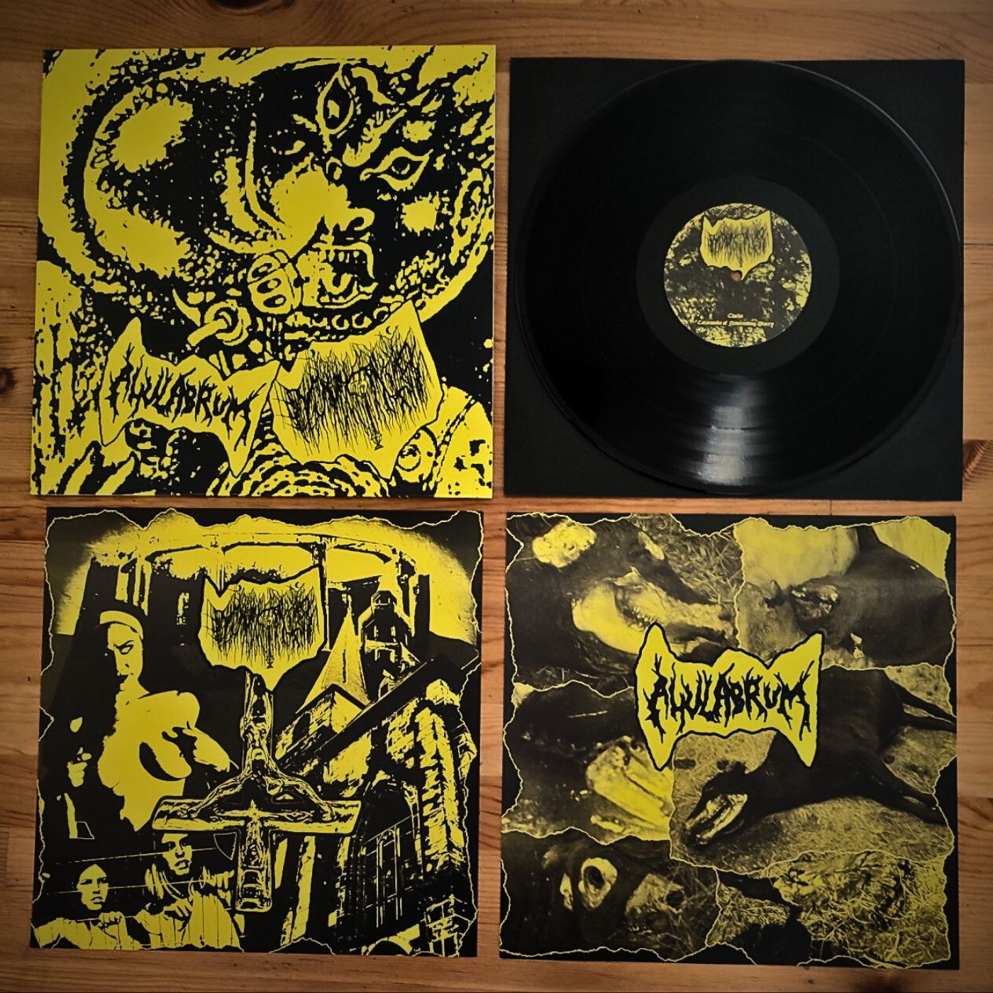 Ahulabrum (US) / Μνήμα (Gre) "Split" - 12" LP *New in stock*