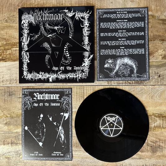 Black vinyl LP by Nachtmaar black metal