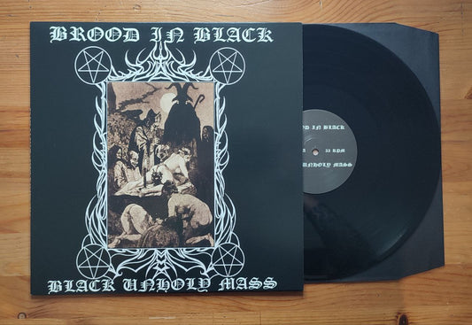 Brood In Black (US) "Black Unholy Mass" - 12"LP *New in stock*