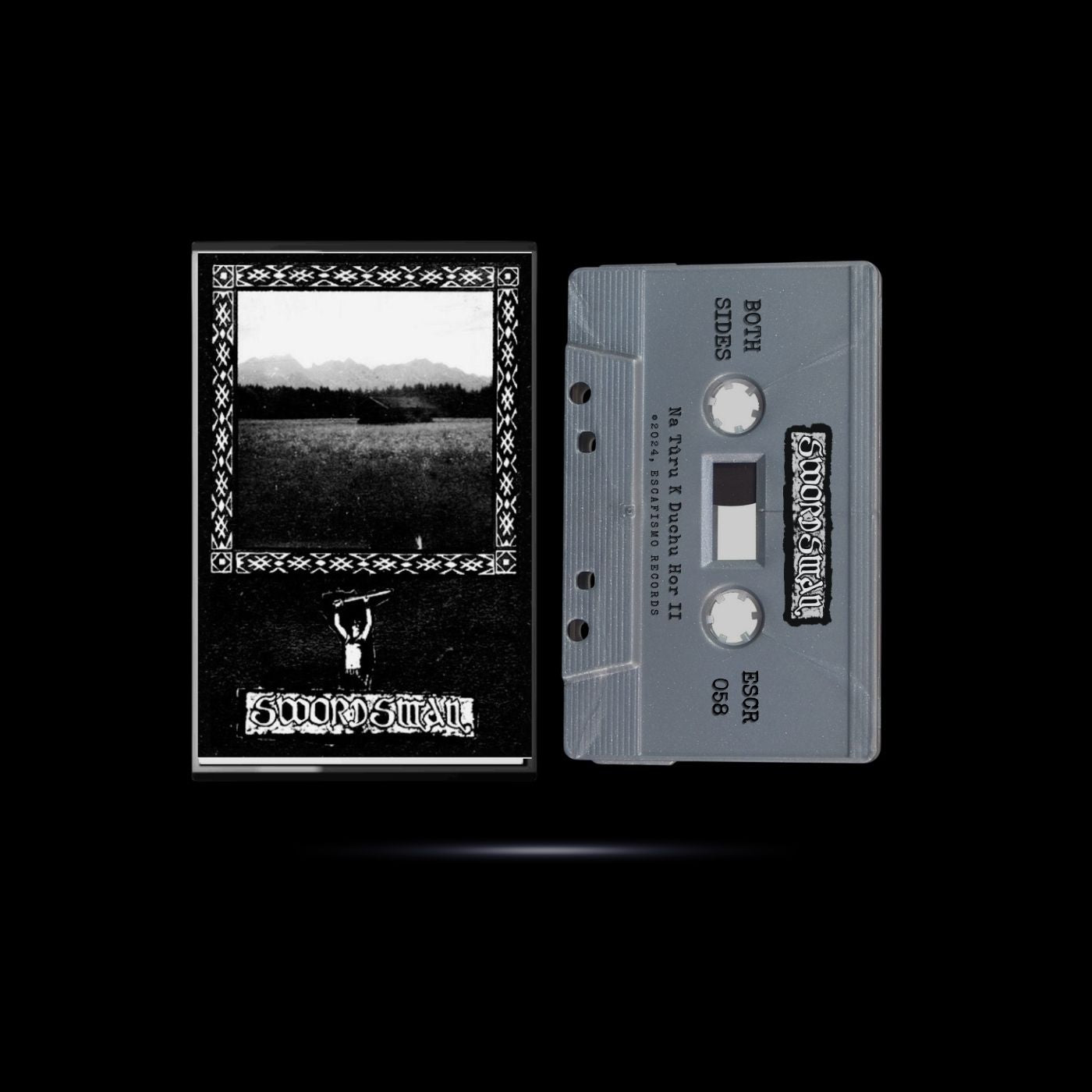 silver cassette by swordsman black metal 