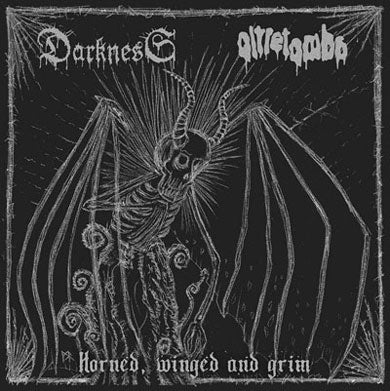 DARKNESS (ITA) / OLTRETOMBA (ITA) "Horned, Winged and Grim" - CDs