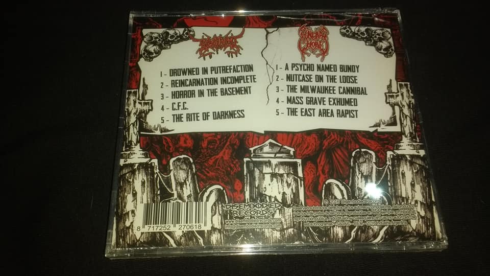 BLOODFIEND (ARG) / FUNERAL WHORE (NL) "ONLY DEATH PREVAILS" - CDs
