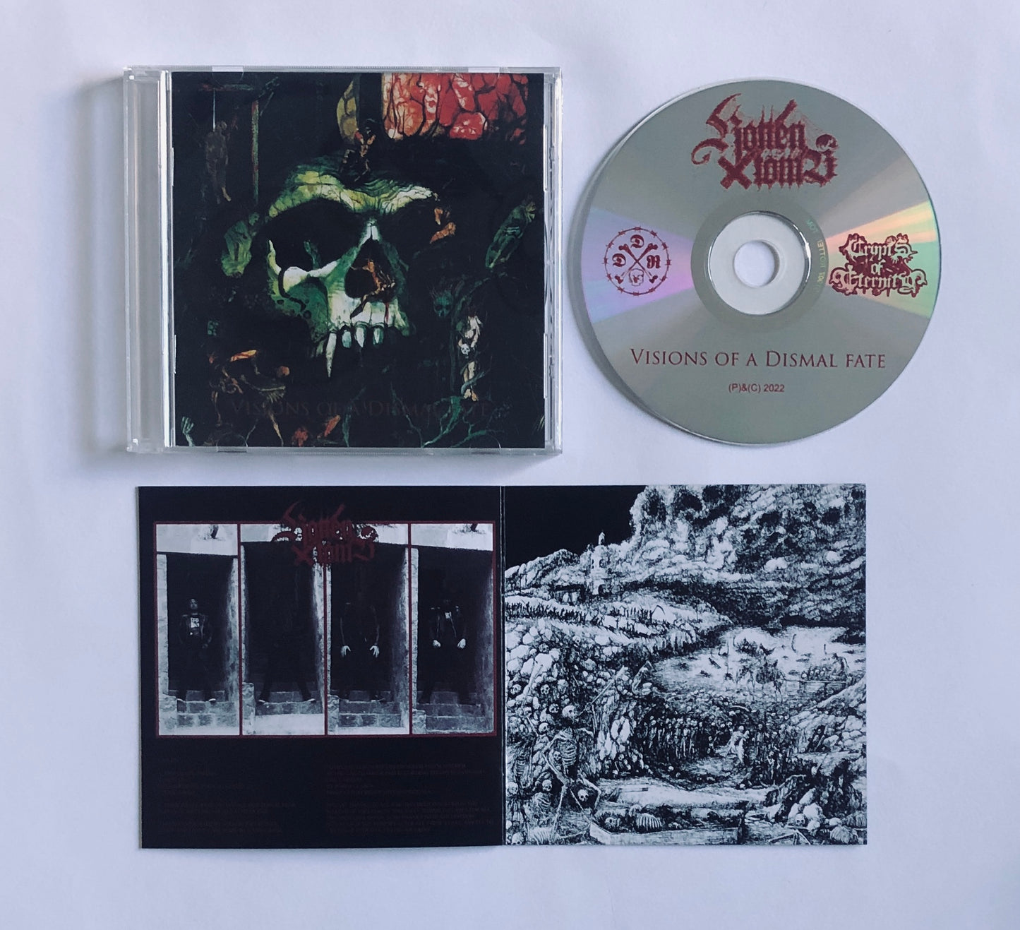 Rottent Tomb (Chile) "Visions of Dismal Fate"- CDs