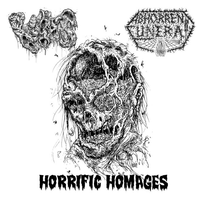 VHS (CAN) / ABHORRENT FUNERAL (PL) "Horrific Homages" - CDs