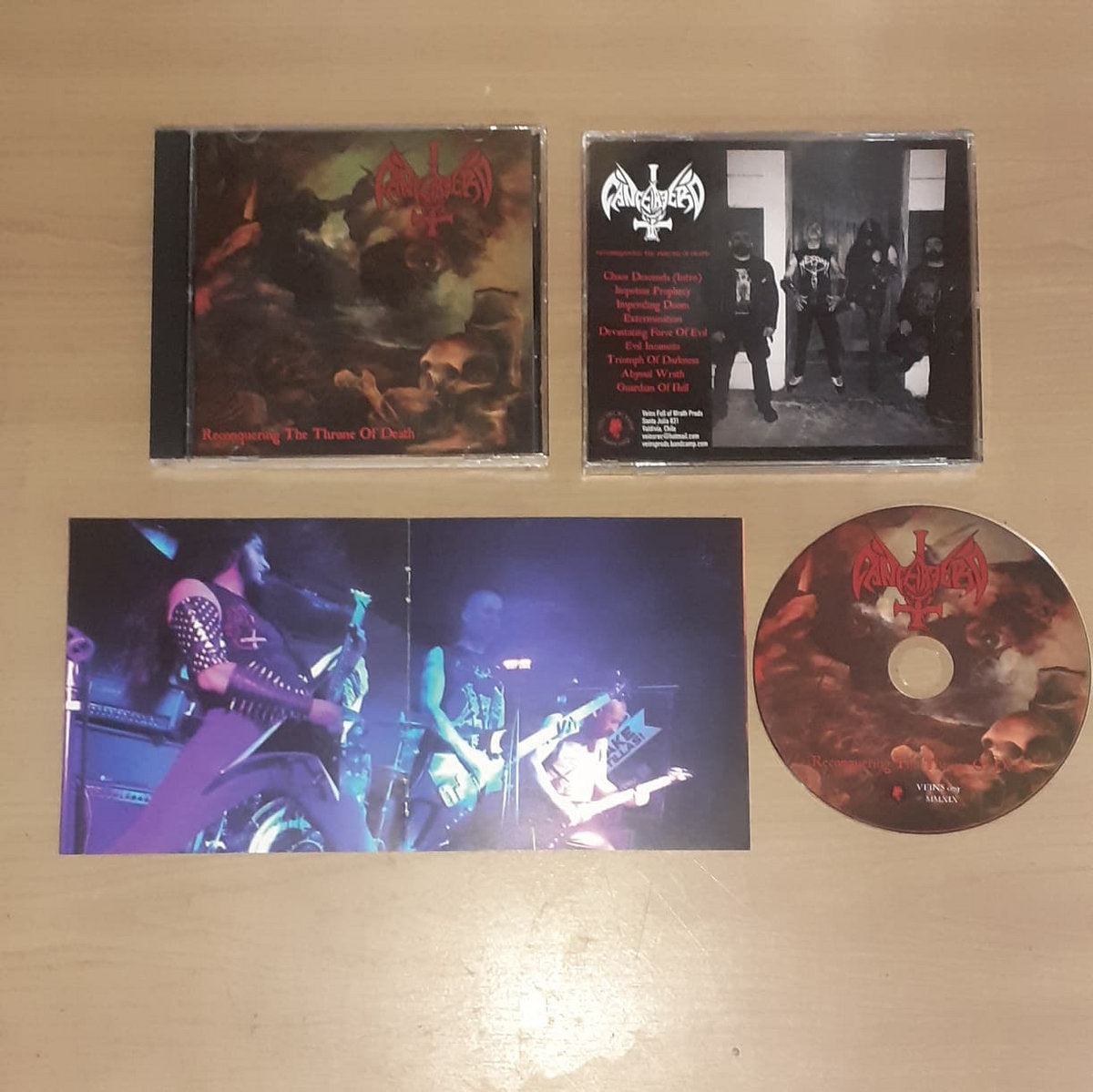 CANCERBERO (CHILE) "Reconquering The Throne Of Death" - CDs