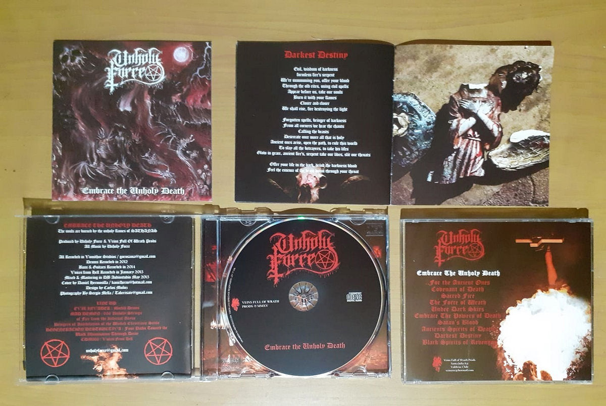 UNHOLY FORCE (CHILE) "Embrace The Unholy Death" - CDs