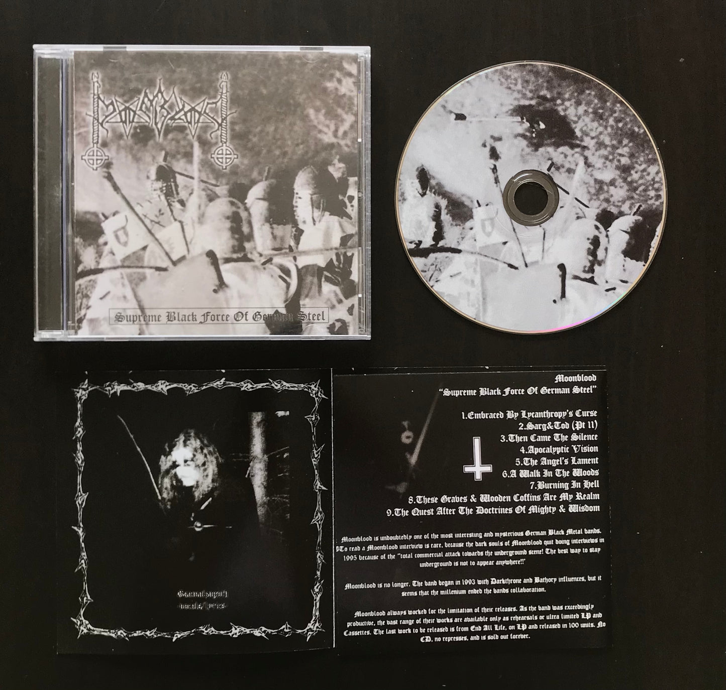 Moonblood (Ger) "Supreme Force of German Steel" - CDs ***New in Stock***