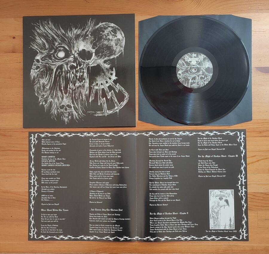 A vinyl of black metal released in limited edition.