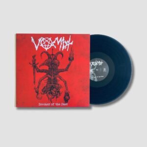 death metal black vinyl extreme metal with red cover